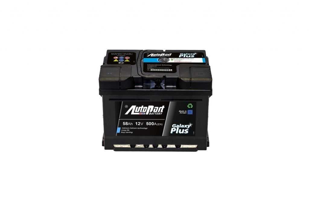 Autobaterie Galaxy Plus 58 Ah 12V