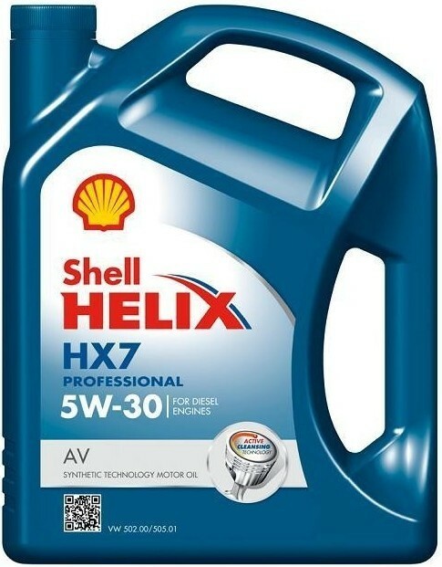 Motorový olej Shell Helix HX7 Professional AV 5W-30 5L