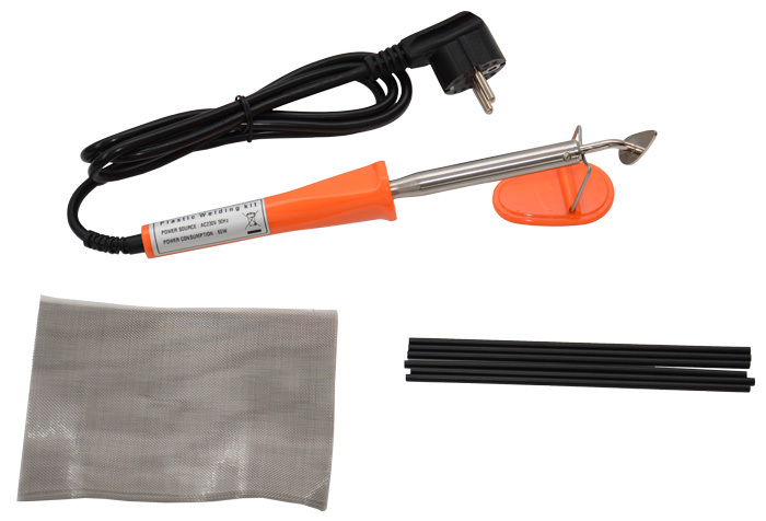 Přístroj pro opravy prasklin plastů