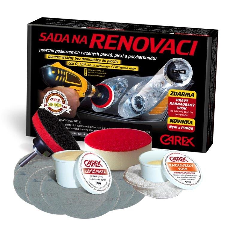 Renovační/lešticí sada na světla