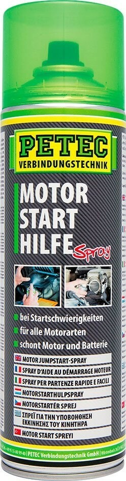Startovací sprej na motory
