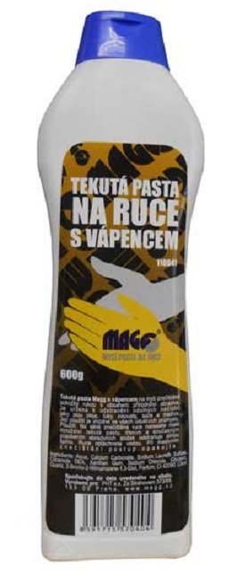 Tekutá čisticí pasta na ruce s vápencem