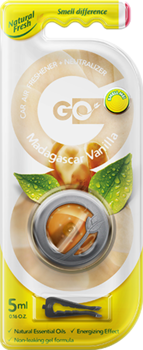 Vůně do auta Go Gel Madagascar Vanilla 5 ml