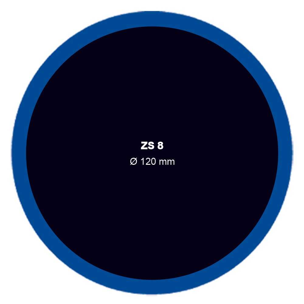 Záplata ZS 8 na opravu duší průměr 120 mm - 1 kus - Ferdus 1.16