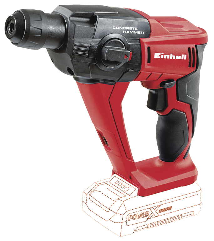 Aku vrtací kladivo TE-HD 18 Li-Solo Power X-Change - Einhell Expert Plus