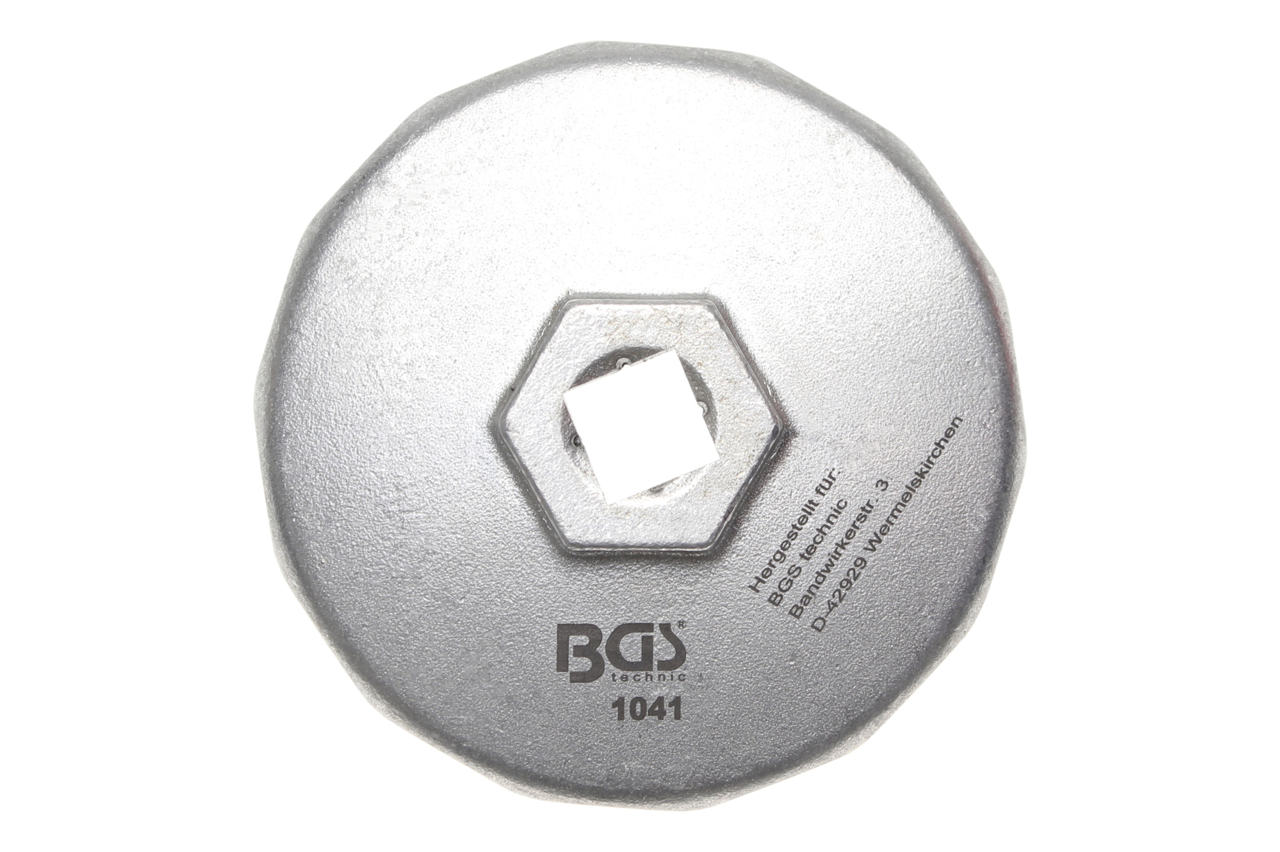 BGS technic Hlavice na povolování olejových filtrů 74 mm 14-ti hranný - BGS 1041