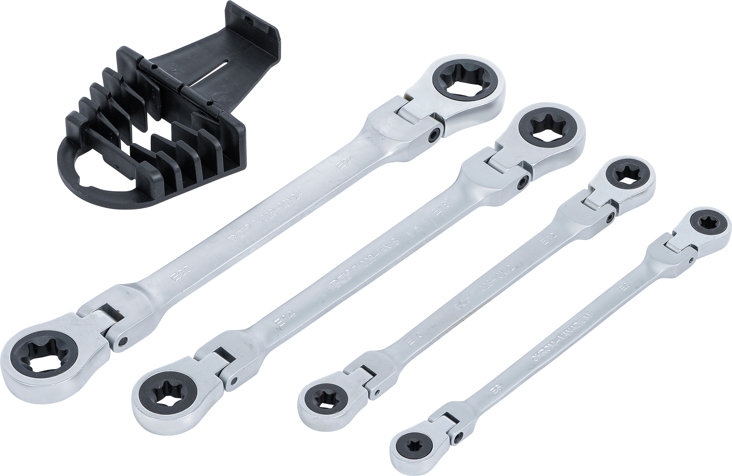 BGS technic Očkové ráčnové klíče E-TORX E6-E24