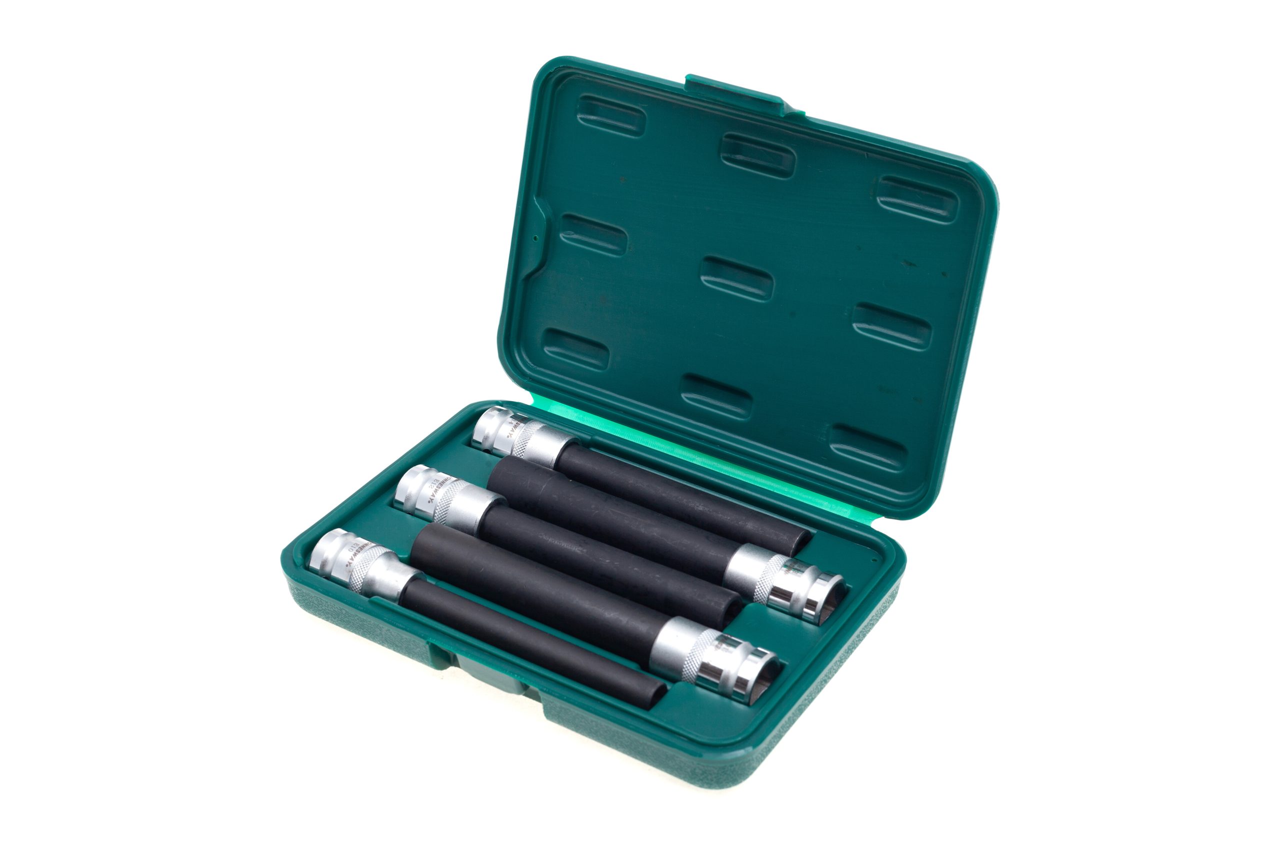 Hlavice 1/2” prodloužené E-TORX E10-E18