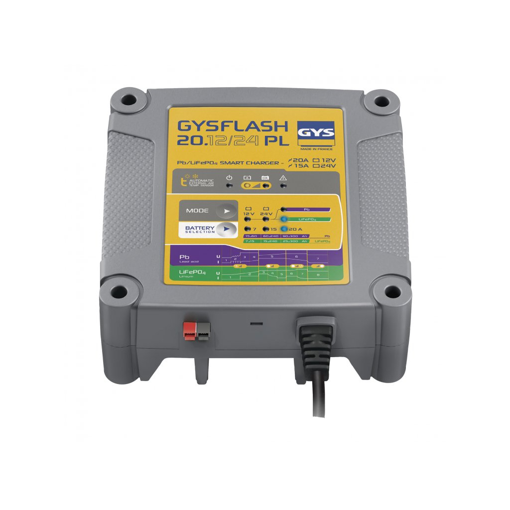 Nabíječka autobaterií GYS GYSFLASH 20.12/ 24 PL 026049