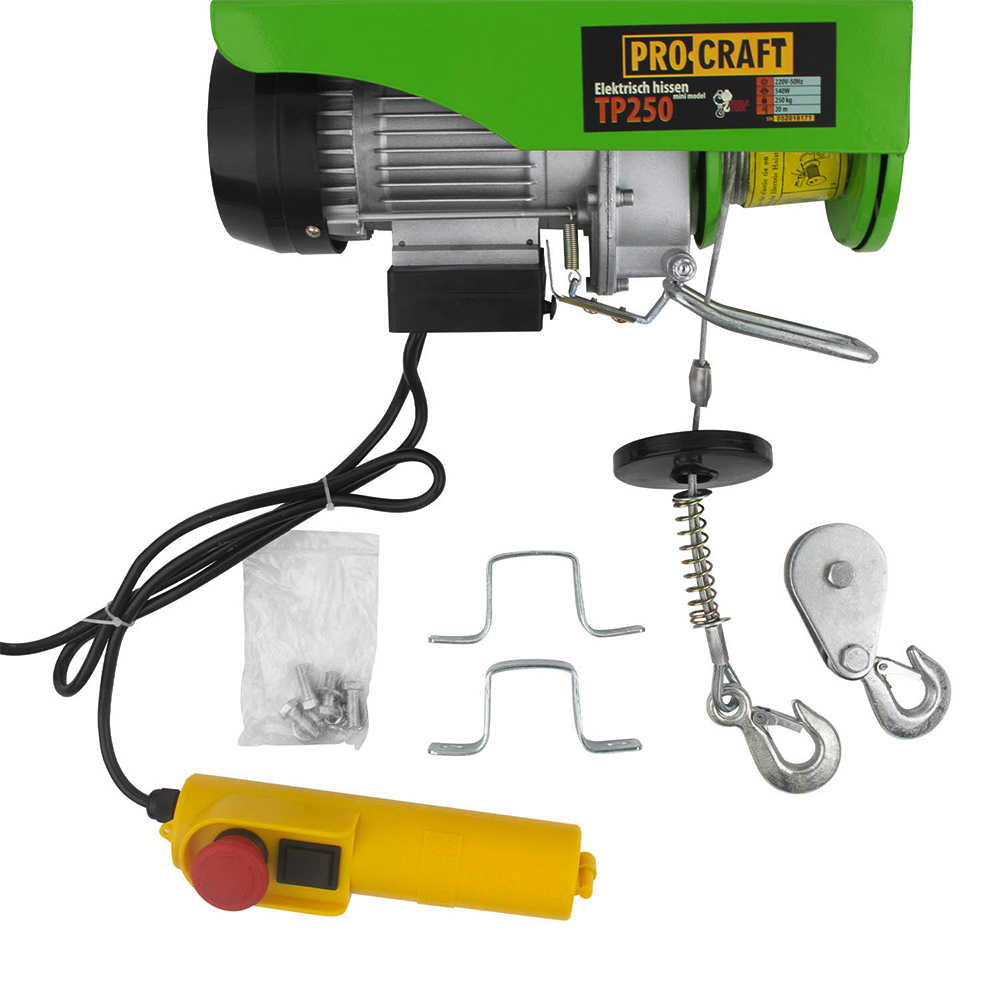Naviják lanový elektrický Procraft TP250 | TP250 TP250